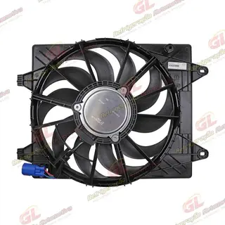 Eletroventilador do Radiador c/ Defletor Fiat Uno 1.0 Câmbio Manual 2017> - 12 Volts OEM: 565655346