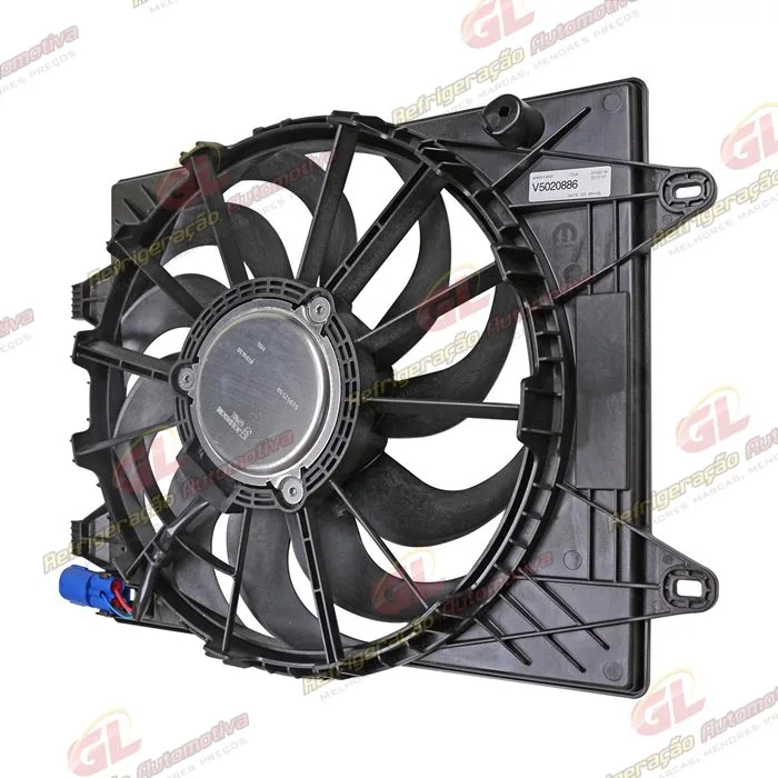 Eletroventilador do Radiador c/ Defletor Fiat Uno 1.0 Câmbio Manual 2017> - 12 Volts OEM: 565655346 — foto 2