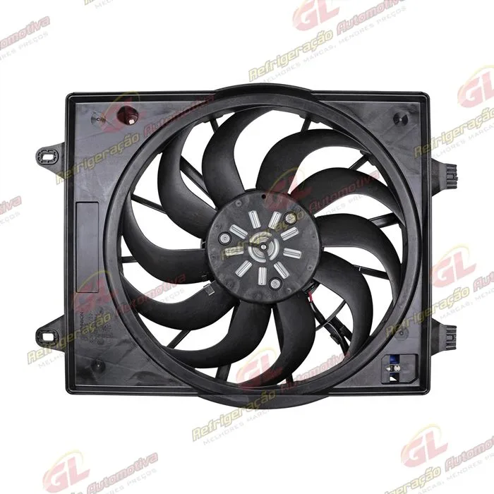 Eletroventilador do Radiador c/ Defletor Fiat Uno 1.0 Câmbio Manual 2017> - 12 Volts OEM: 565655346 — foto 4