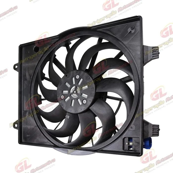 Eletroventilador do Radiador c/ Defletor Fiat Uno 1.0 Câmbio Manual 2017> - 12 Volts OEM: 565655346 — foto 5