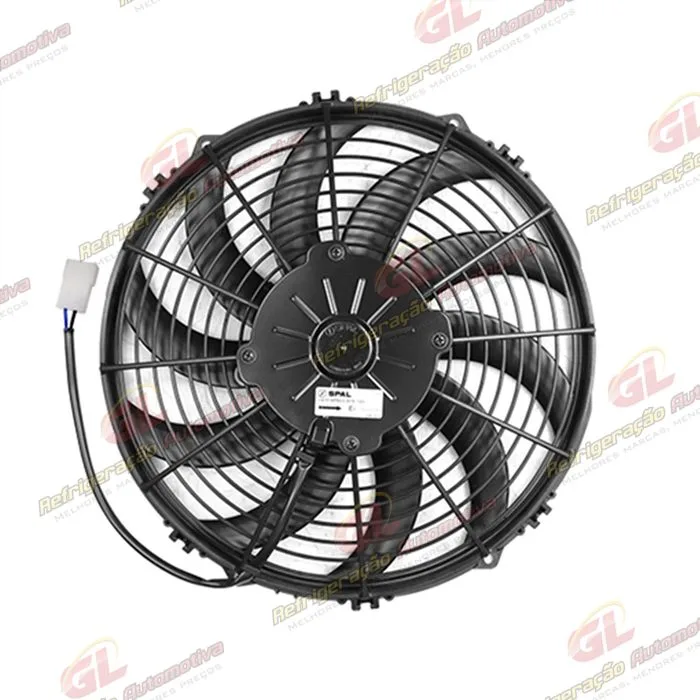 Eletroventilador Universal Spal Soprante 12 Polegadas Pás em S - 12 Volts OEM: VA10-AP50/C-61S