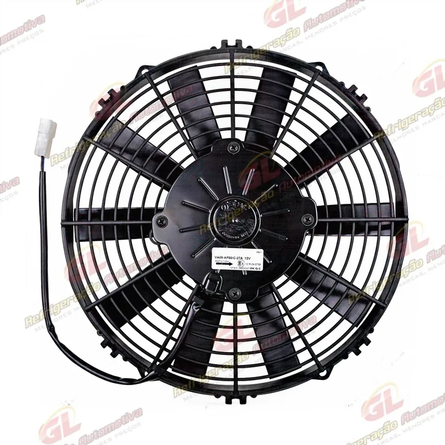 Eletroventilador Universal Spal Aspirante 11 Polegadas Pás Reta - 12 Volts OEM: VA09-AP50/C-27A