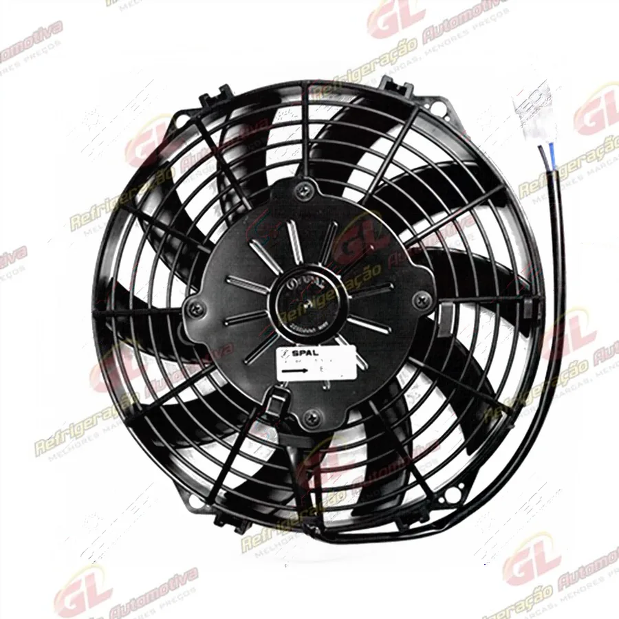 Eletroventilador Universal Spal Soprante 9 Polegadas Pás Em S - 24 Volts OEM: VA07BP12/C58S