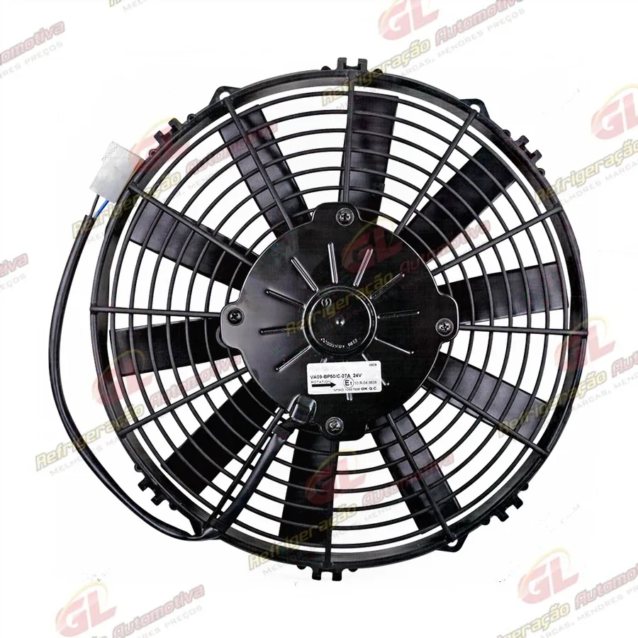Eletroventilador Universal Spal Aspirante 11 Polegadas Pás Reta - 24 Volts OEM:VA09BP50/C27A