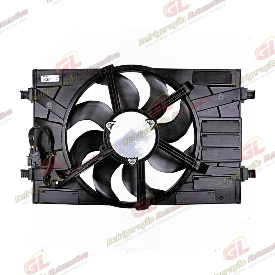 Eletroventilador do Radiador Volkswagen Polo/Virtus 1.6 2018> - 12 Volts OEM: 2GB121203B