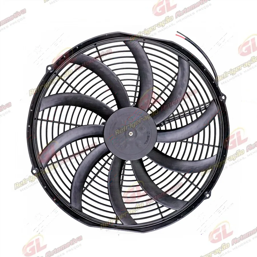 Eletroventilador Universal Spal 16 Polegadas Pá em S Perfil Baixo - 12 Volts VA18-AP71/LL-59A