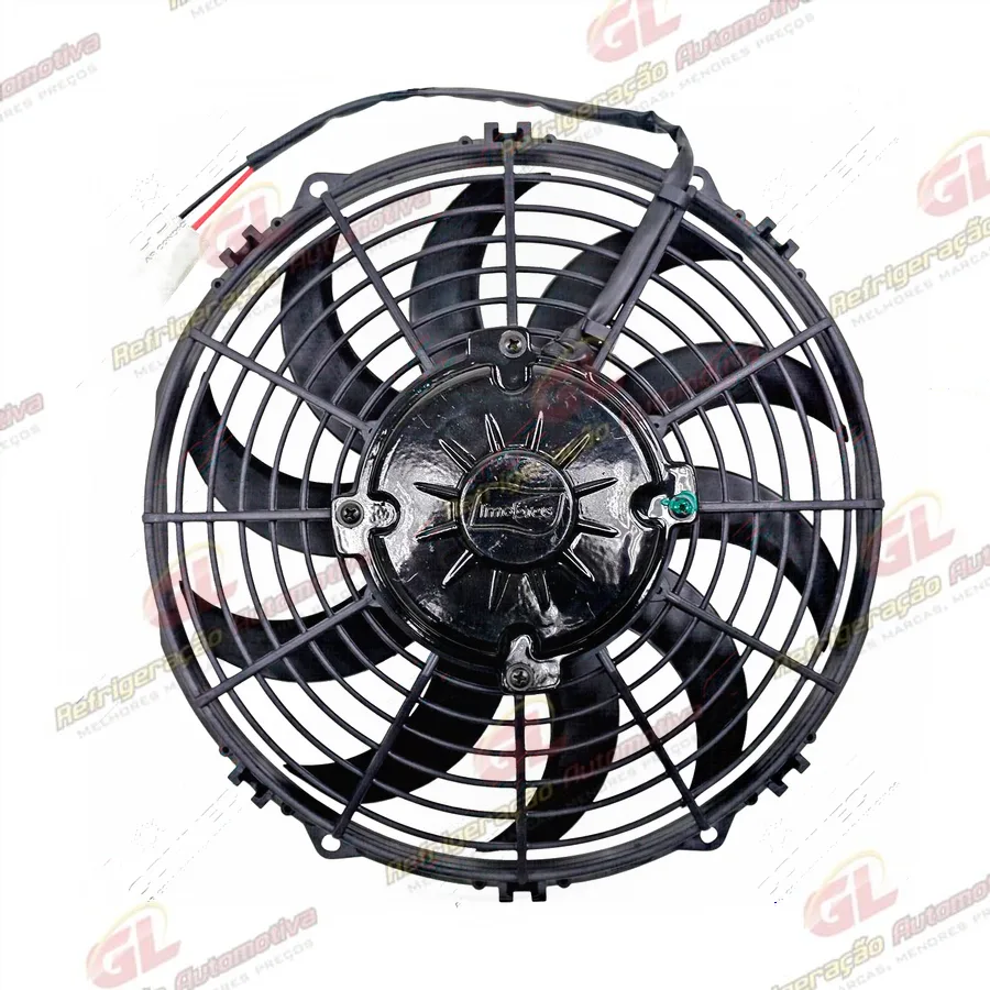 Eletroventilador Imobras Axial Aspirante 10 Polegadas Pás em S - 12 Volts IP68