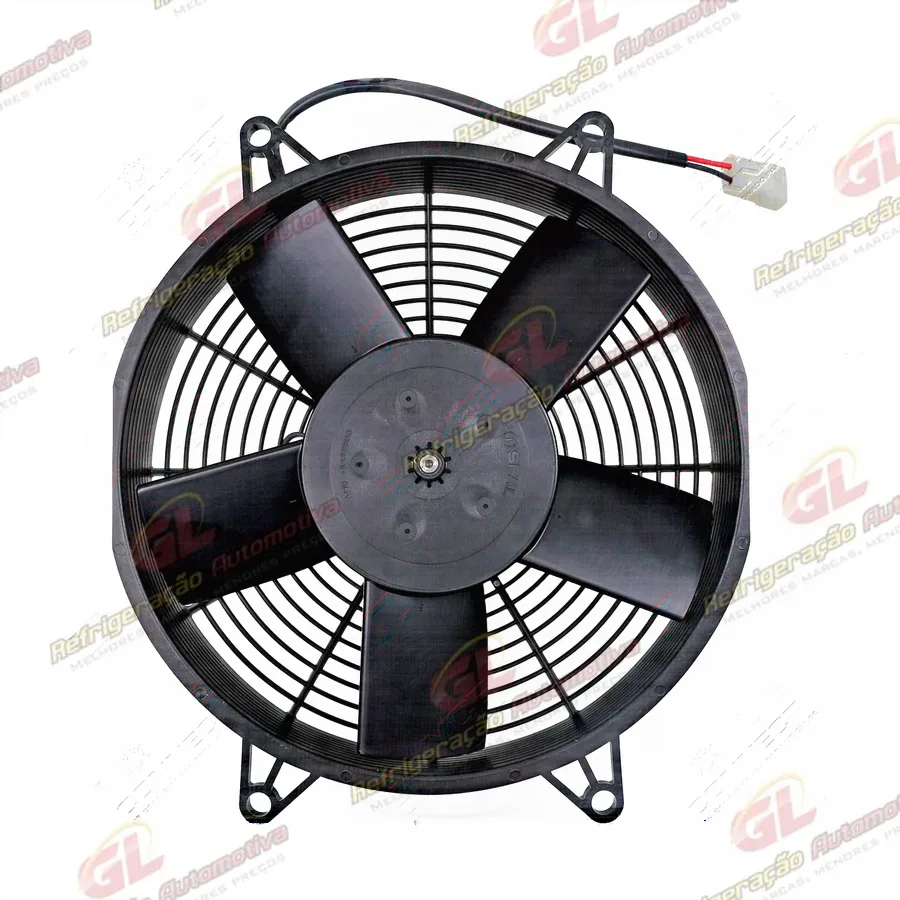 Eletroventilador Spal 10 Polegadas Aspirante Máquina Caterpillar Trator de Esteira/ Pá Carregadeira - 12 Volts OEM: 320-0440/ VA53-AP70/LL-39A