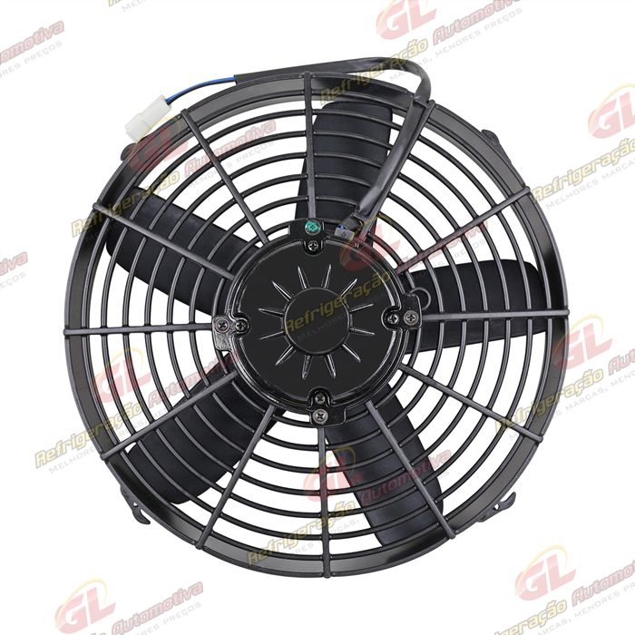 Eletroventilador Universal Soprante Universal 12 Polegadas Pás Reta 14000hrs - 12 Volts