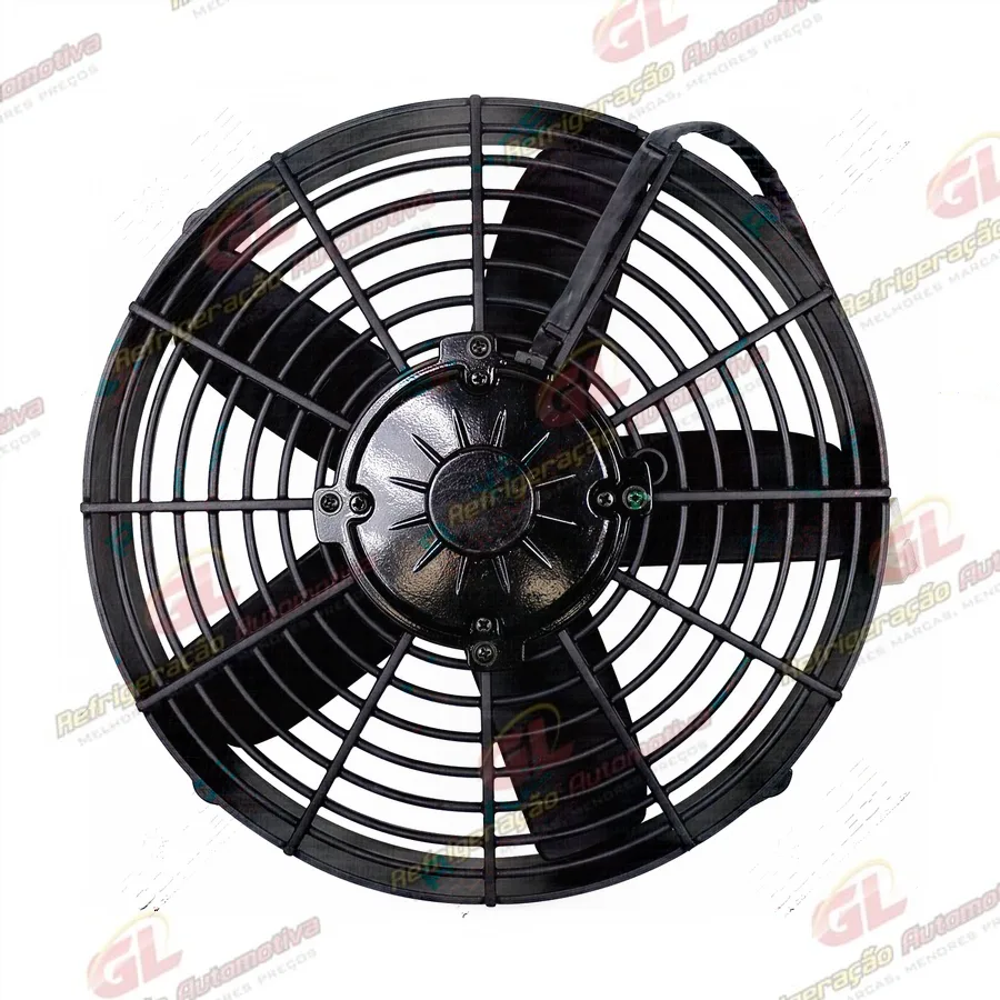 Eletroventilador Universal Soprante 12 Polegadas Pás Reta 14000hrs - 24 Volts