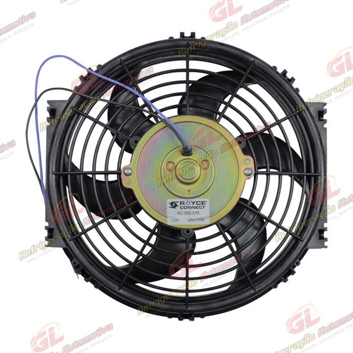 Eletroventilador Universal Unipoint Soprante 10 Polegadas Pás em S - 12 Volts