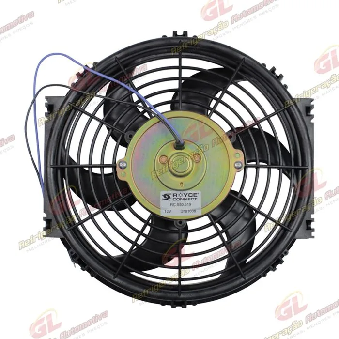 Eletroventilador Universal Unipoint Soprante 10 Polegadas Pás em S - 12 Volts