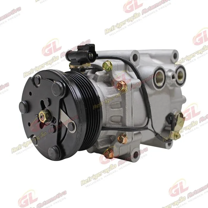 Compressor Ford Focus 1.8/2.0 Motor Zetec Todos - 12 Volts Polia 6pk 96mm R134a — foto 2