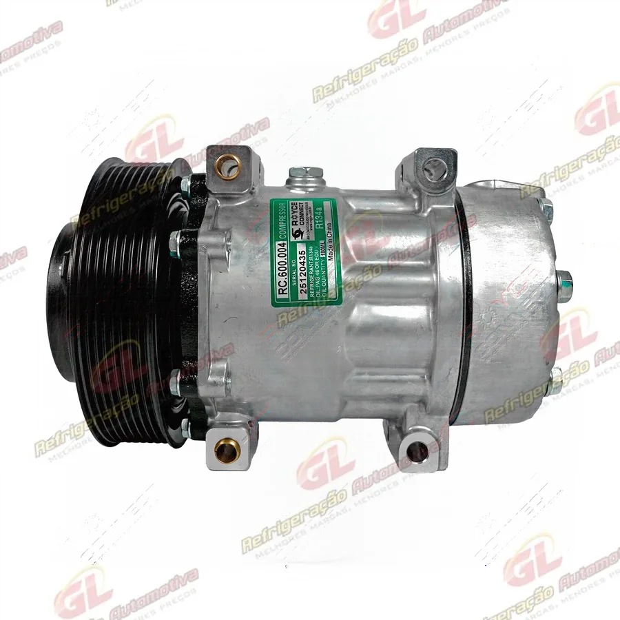 Compressor Modelo 2863 Caminhão Scania Super 420/ 460R/ 500/ 560R 2023> - 24 Volts polia 8pk 144mm OEM: 2926907