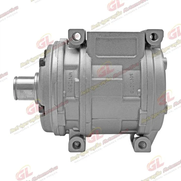 Compressor Modelo 10PA15 Sem Polia Toyota Celica/ Corolla/ 4 Runner/ Máquina Trator LS120/ LS160/ Doosan DX225/ Perfuratriz Furokawa HCR1200