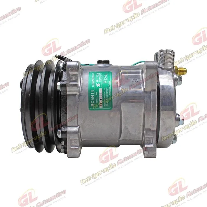 Compressor Modelo 5H14 Universal 8 Orelhas R134a - 24 Volts Polia 2A 132mm