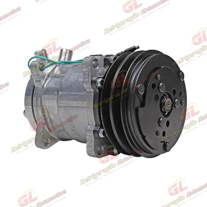 Compressor Modelo 5H14 Universal 8 Orelhas R134a - 24 Volts Polia 2A 132mm — foto 4