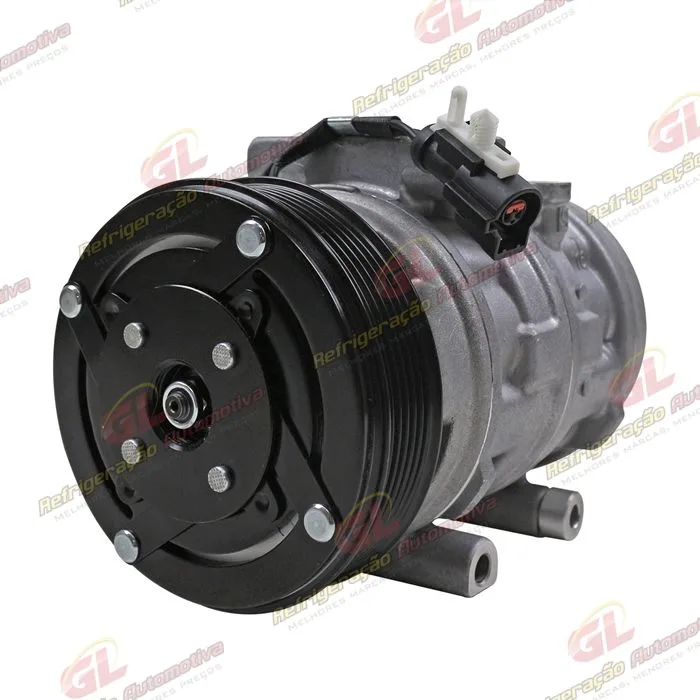 Compressor Ford F250 Motor MWM 10P15 R134a - 12 Volts Polia 6pk 125mm OEM: 2C35-19D629-AA — foto 2