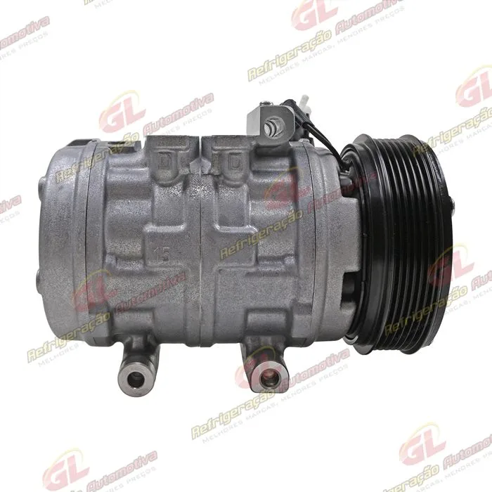 Compressor Ford F250 Motor MWM 10P15 R134a - 12 Volts Polia 6pk 125mm OEM: 2C35-19D629-AA — foto 5