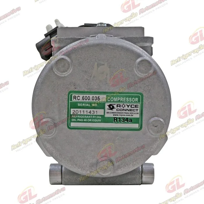 Compressor Ford F250 Motor MWM 10P15 R134a - 12 Volts Polia 6pk 125mm OEM: 2C35-19D629-AA — foto 7
