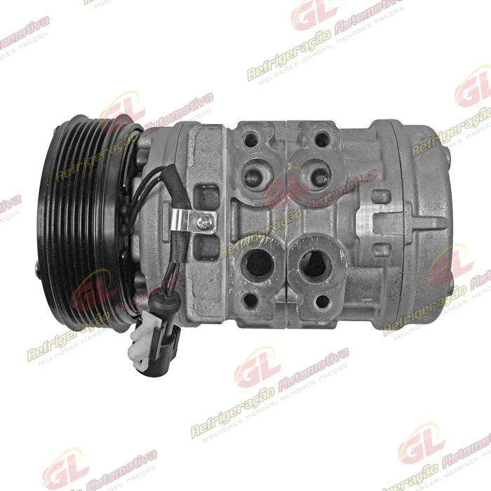 Compressor Ford F250 Motor MWM 10P15 R134a - 12 Volts Polia 6pk 125mm OEM: 2C35-19D629-AA — foto 8