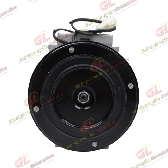 Compressor 10P15 Máquina Colheitadeira John Deere CB2500H - 12 Volts Polia 8pk 123mm OEM: DQ49620 — foto 3