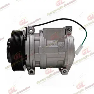 Compressor Modelo Denso 10PA15C Caminhão Mercedes Benz Atron/ Axor/ Actros 2729/ 2831/ 2841/ 2844/ 4844 Ano 2015> - 24 Volts Polia 8pk 130mm