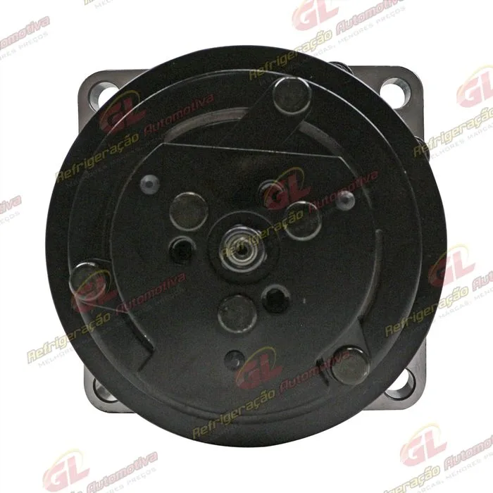 Compressor Modelo Sanden AA7H15AA 8 Orelhas 200cc Caminhão MAN TGX 2010 > / Meteor Motor MAN 2020 > - 24 Volts Polia 8pk 119mm R134a OEM: 2V3820803/ 2V5820803B — foto 3