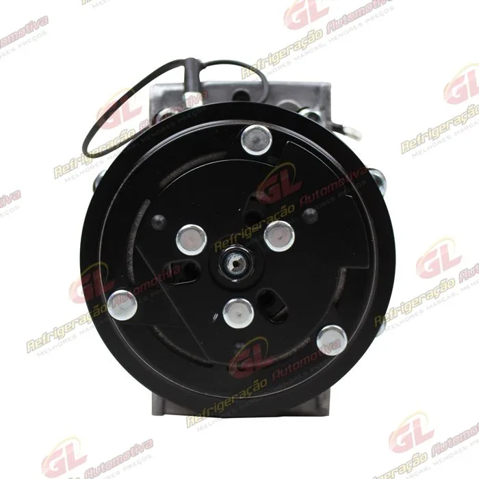 Compressor Modelo AA7H15AA Land Rover Defender Parafuso Passante Descarga / Sucção Traseira O'ring - 12 Volts Polia 8pk 119mm — foto 3