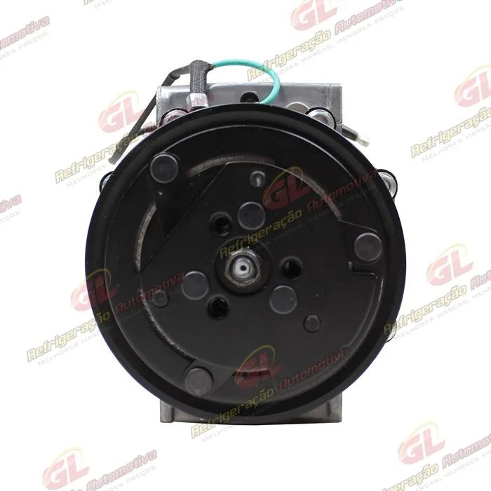 Compressor Modelo AA7H15AA Parafuso Passante Descarga/Sucção Traseira O'ring - 24 Volts Polia 8pk 119mm — foto 3
