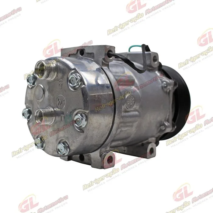 Compressor Modelo AA7H15AA Parafuso Passante Descarga/Sucção Traseira O'ring - 24 Volts Polia 8pk 119mm — foto 6