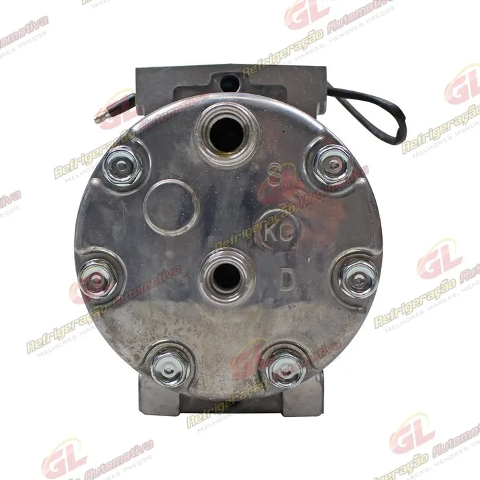 Compressor Modelo AA7H15AA Parafuso Passante Descarga/Sucção Traseira O'ring - 24 Volts Polia 8pk 119mm — foto 7