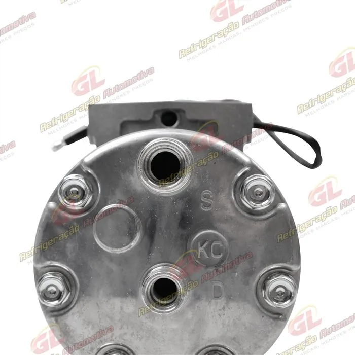 Compressor Modelo AA7H15AA Parafuso Passante Descarga/Sucção Traseira O'ring - 24 Volts Polia 8pk 119mm — foto 8