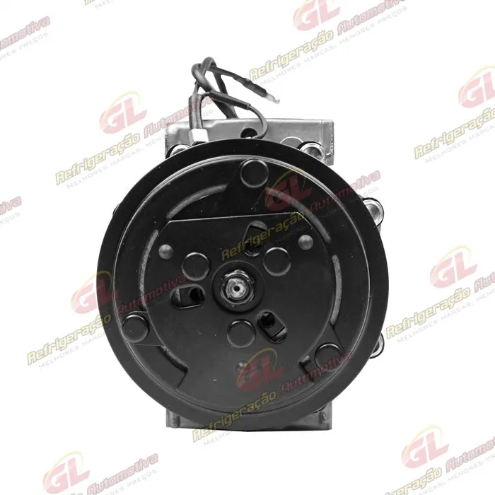 Compressor AA7H15AA Parafuso Passante Descarga/Sucção Traseira Engate - 12 Volts Polia 8pk 119mm — foto 3