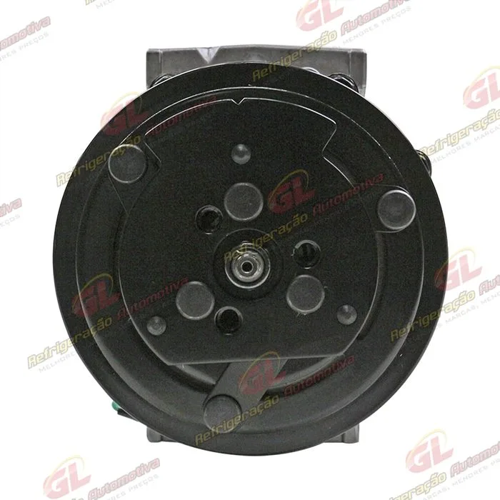 Compressor Modelo AA7H15AA Parafuso Passante Descarga/Sucção Traseira Engate - 24 Volts Polia 8pk 119mm — foto 3