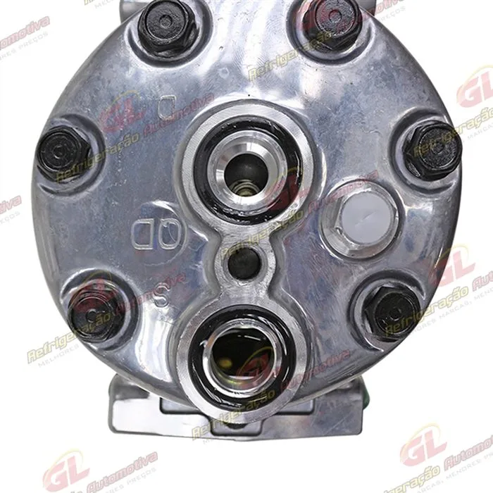 Compressor Modelo AA7H15AA Parafuso Passante Descarga/Sucção Traseira Engate - 24 Volts Polia 8pk 119mm — foto 9