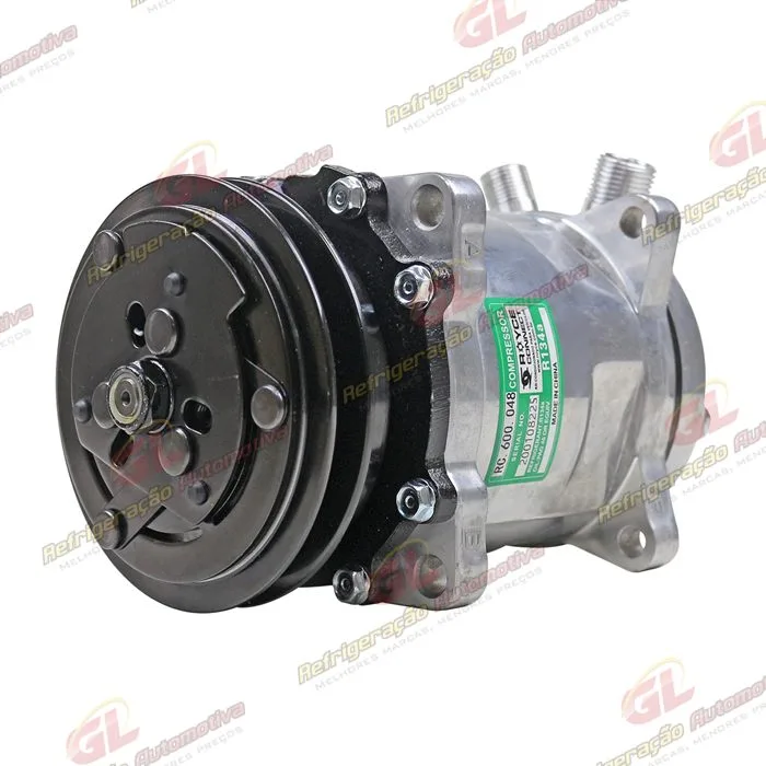 Compressor Modelo 5H14 Universal 8 Orelhas - 12 Volts Polia Canal 1A 124mm R134a — foto 2