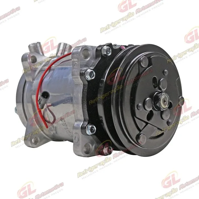 Compressor Modelo 5H14 Universal 8 Orelhas - 12 Volts Polia Canal 1A 124mm R134a — foto 4