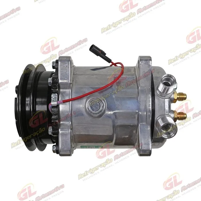 Compressor Modelo 5H14 Universal 8 Orelhas - 12 Volts Polia Canal 1A 124mm R134a — foto 8