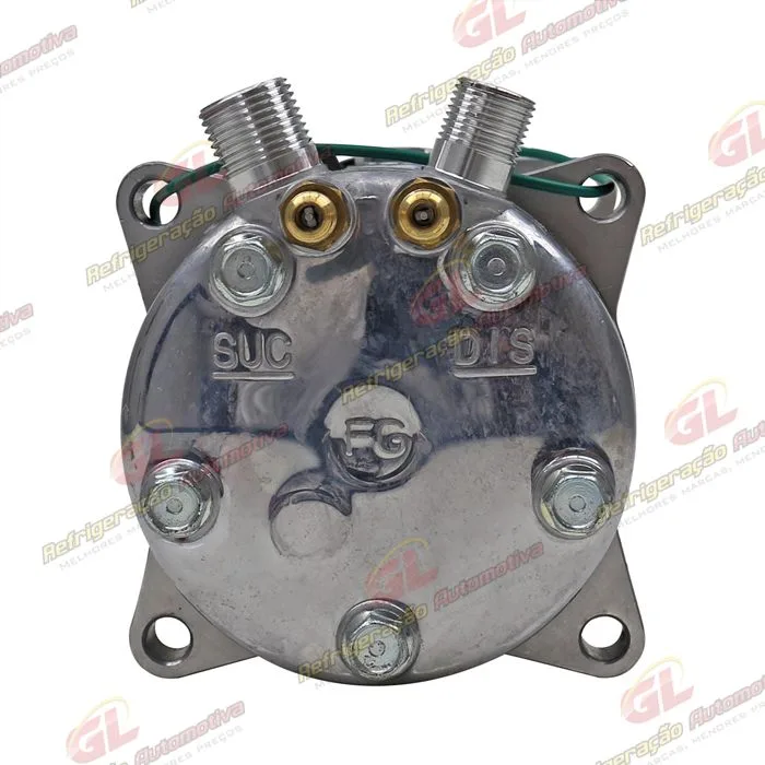 Compressor Modelo 5H14 Universal 8 Orelhas - 24 Volts Polia Canal 1A 128mm R134a — foto 5