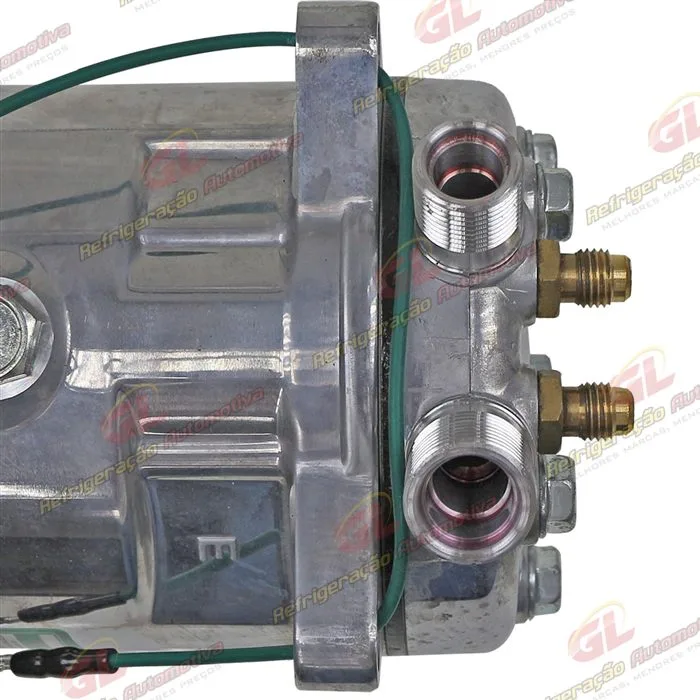 Compressor Modelo 5H14 Universal 8 Orelhas - 24 Volts Polia Canal 1A 128mm R134a — foto 7