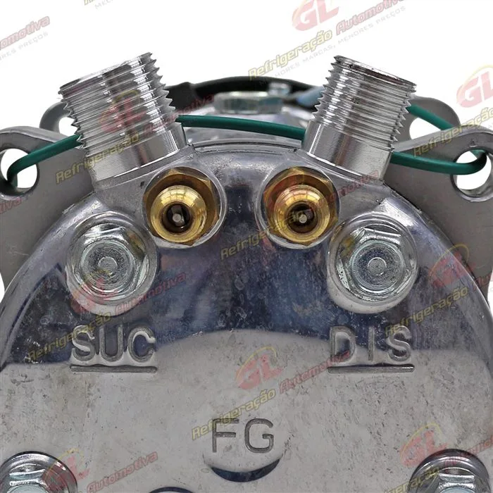 Compressor Modelo 5H14 Universal 8 Orelhas - 24 Volts Polia Canal 1A 128mm R134a — foto 8
