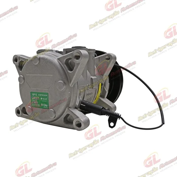 Compressor 10PA15 Modelo 6P148 Universal 8 Orelhas Trator Valtra - 12 Volts Polia Canal 1A 133mm OEM: 82292901 — foto 6