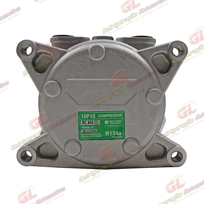 Compressor 10PA15 Modelo 6P148 Universal 8 Orelhas Trator Valtra - 12 Volts Polia Canal 1A 133mm OEM: 82292901 — foto 7