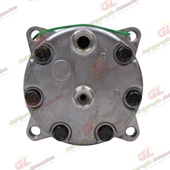 Compressor Modelo AA7H15AA 8 Orelhas Descarga/Sucção Traseira O´ring - 24 Volts Polia 8pk 119mm R134a — foto 7