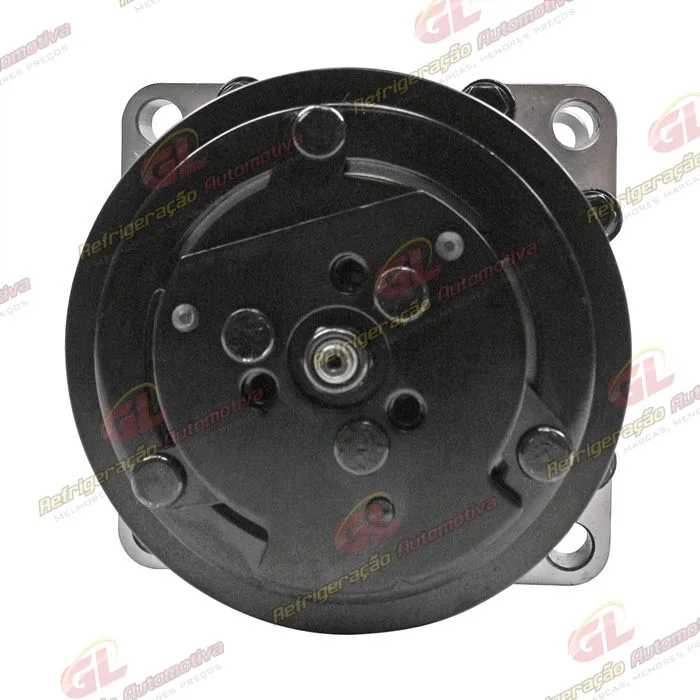 Compressor Modelo AA7H15AA Máquina New Holland 8 Orelhas Descarga/Sucção Traseira O´ring - 12 Volts Polia 8pk 119mm R134a — foto 3