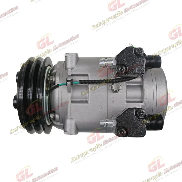 Compressor Modelo TM31HD Ônibus 313cm³ - 24 Volts Polia 2A 158mm R134a — foto 4