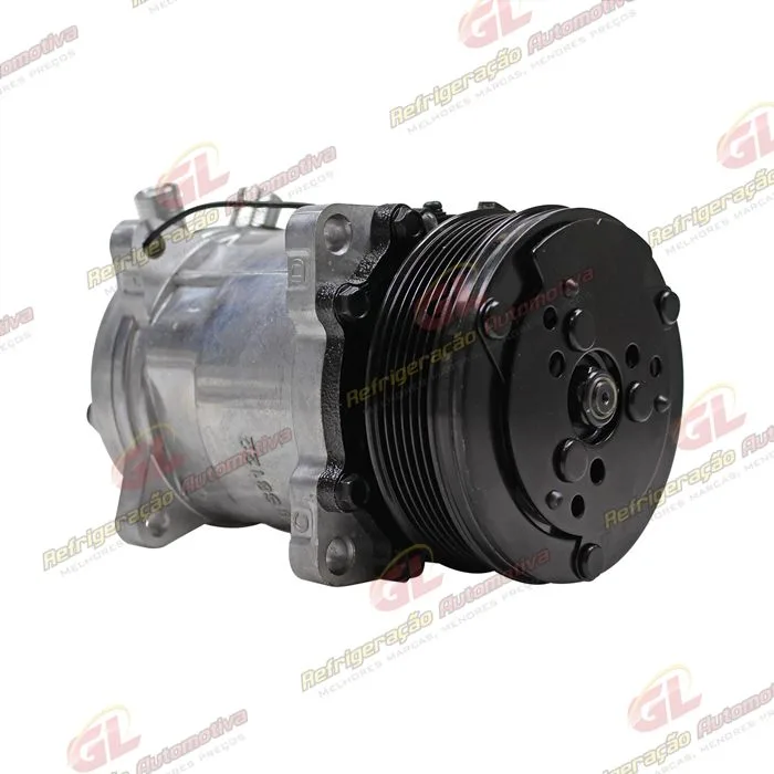 Compressor Modelo AA5H14AA 8 Orelhas - 12 Volts Polia 6pk 119mm Universal R134a — foto 4