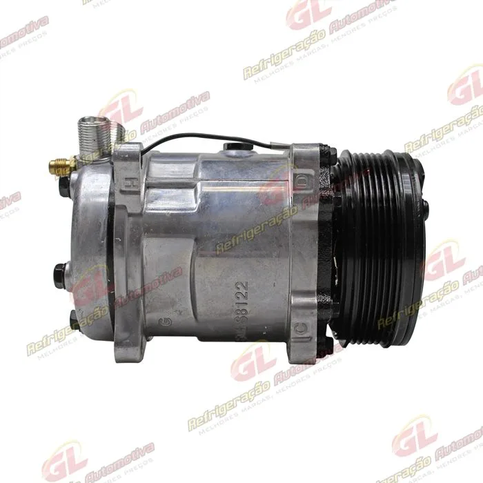 Compressor Modelo AA5H14AA 8 Orelhas - 12 Volts Polia 6pk 119mm Universal R134a — foto 5