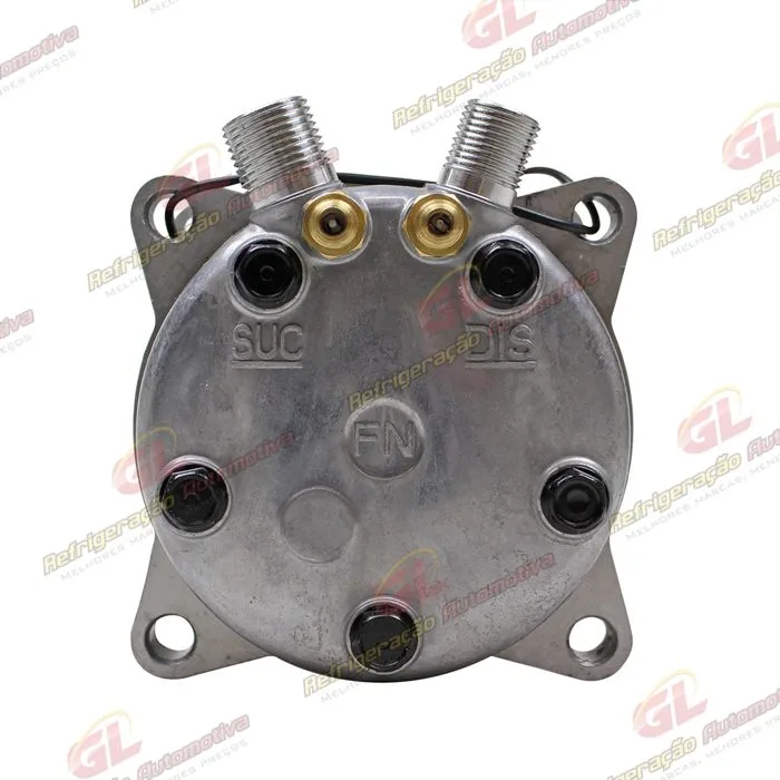 Compressor Modelo AA5H14AA 8 Orelhas - 12 Volts Polia 6pk 119mm Universal R134a — foto 7